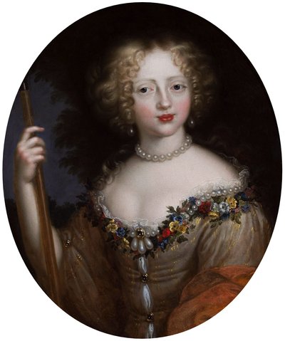 Portrait de Helena Tekla Lubomirska née Ossolińska en Flora. - Nicolas Mignard
