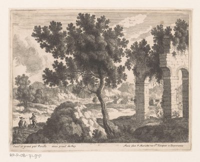 Paysage avec ruines et arches - Nicolas Perelle