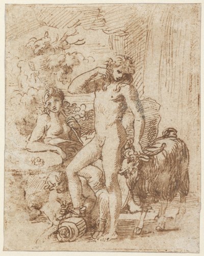Bacchus et Érigone - Nicolas Poussin