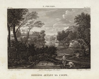 Diogène jetant sa coupe - Nicolas Poussin