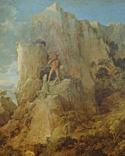 Paysage avec Hercule et Cacus (détail) - Nicolas Poussin