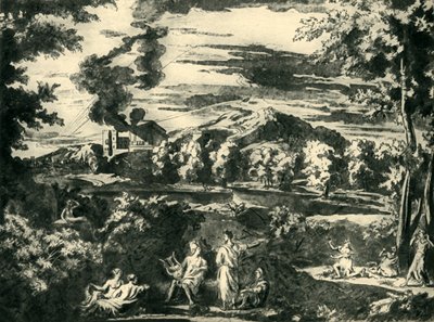 Paysage avec Orphée et Eurydice, milieu du XVIIe siècle, 1943 - Nicolas Poussin