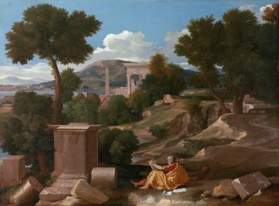 Paysage avec Saint Jean sur Patmos - Nicolas Poussin
