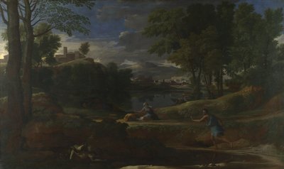 Paysage avec un homme tué par un serpent, 1648 - Nicolas Poussin