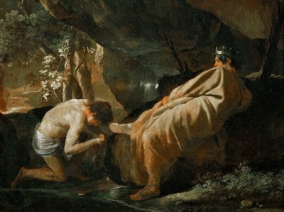 Midas à la source du fleuve Pactole - Nicolas Poussin