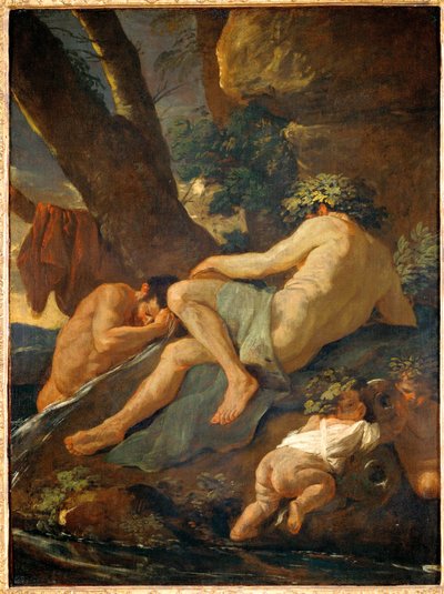 Midas se baignant dans la rivière Pactolos - Nicolas Poussin