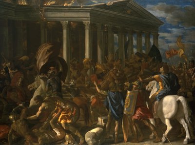 La destruction et le sac du Temple de Jérusalem - Nicolas Poussin
