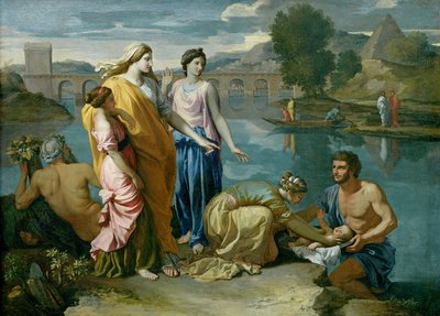 La découverte de Moïse - Nicolas Poussin