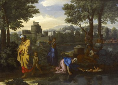 La découverte de Moïse - Nicolas Poussin