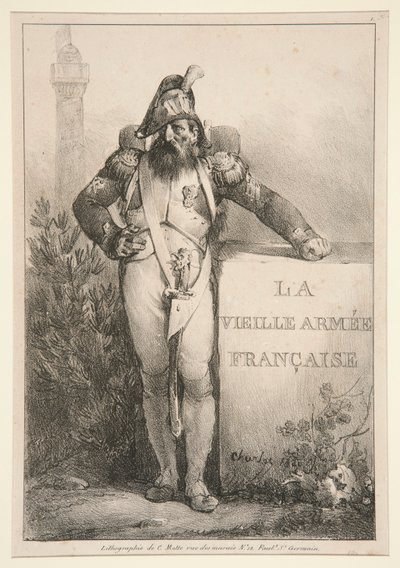 Frontispice pour la série La Vieille Armée Française - Nicolas Toussaint Charlet