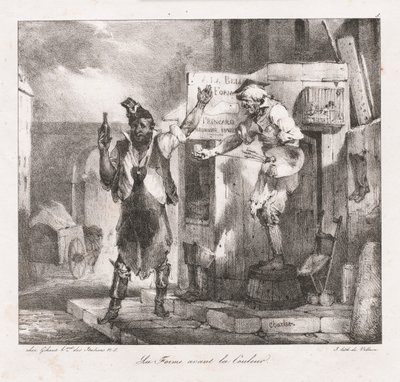 Esquisses lithographiques par Charlet : La forme avant la couleur, 1823 - Nicolas Toussaint Charlet