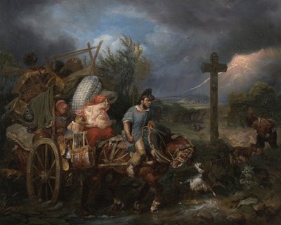 La diligence - Nicolas Toussaint Charlet