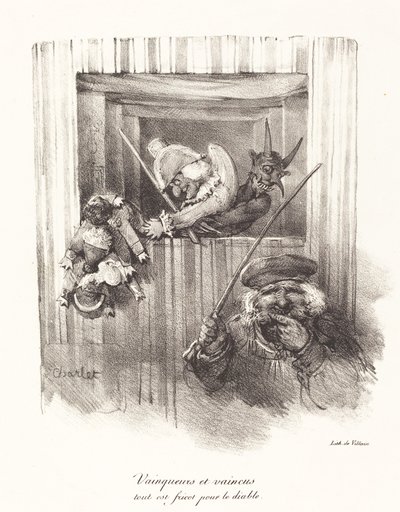 Vainqueurs et vaincus, tout est fricot pour le diable - Nicolas Toussaint Charlet