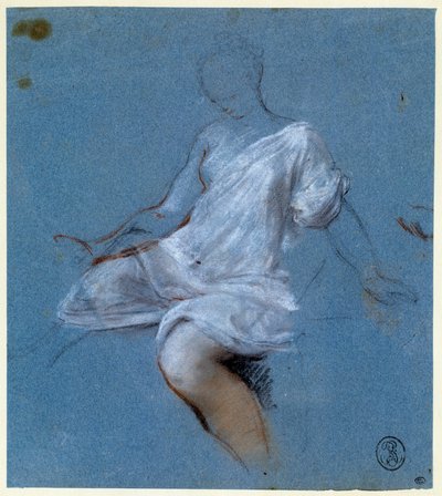Étude de draperie sur le corps - Nicolas Vleughels