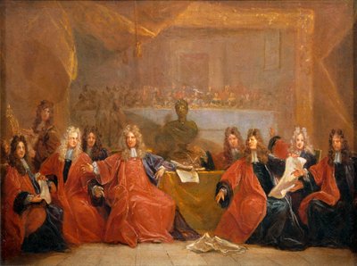 Le préfet des marchands et les conseillers de la ville de Paris délibèrent sur l
