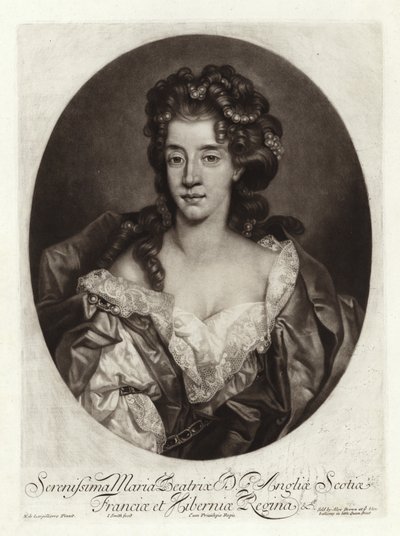 Portrait de Marie de Modène - Nicolas de Largillière