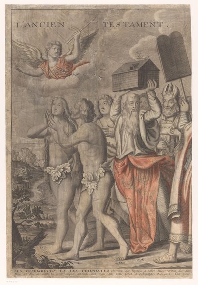 Triomphe du Christ avec des figures de l