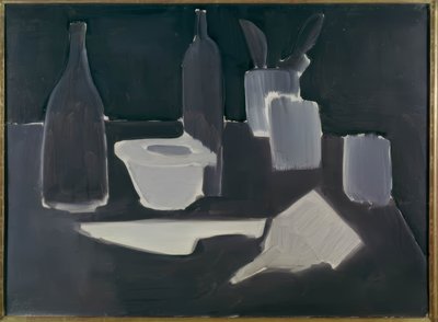 Nature morte, grisaille - Nicolas de Staël