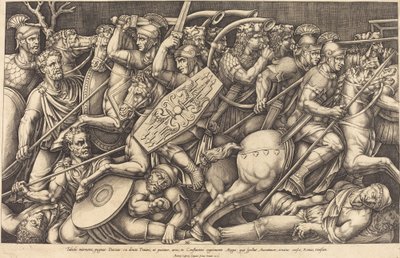 Soldats Romains Combattant les Daces - Nicolaus Beatrizet