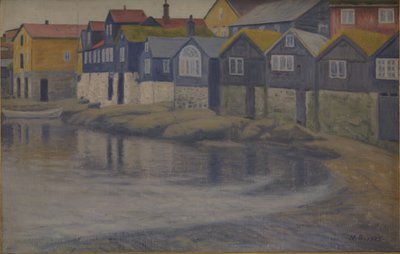 Vieilles maisons à Thorshavn - Niels Jakob Jakobsen Bjerre
