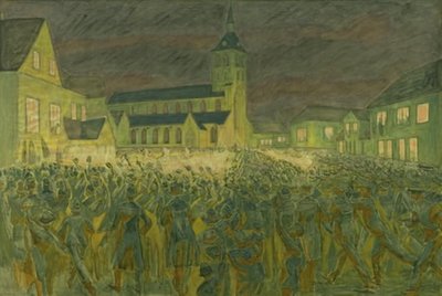 Procession aux flambeaux 1867 pour H.C. Andersen à Odense - Niels Larsen Stevns