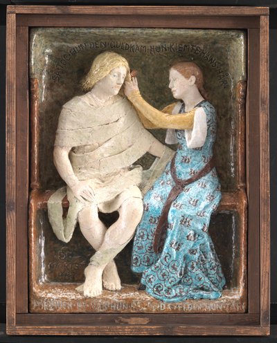 Aage et Else, Couple Assis - Niels Skovgaard