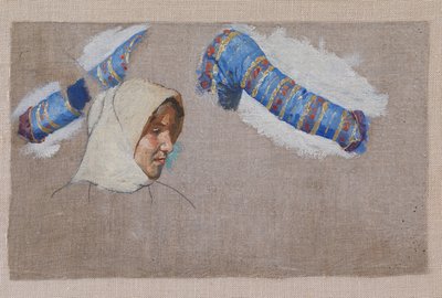 Études de drapés et étude d