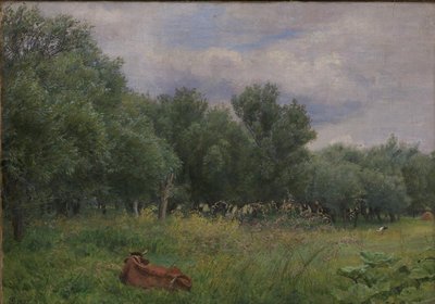 Pile dans un pré près de Nysø - Niels Skovgaard