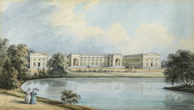 Vue du Palais Alexandre à Tsarskoïe Selo - Nikanor Grigoryevich Chernetsov