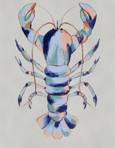 Homard bleu coloré - Nikita Jariwala