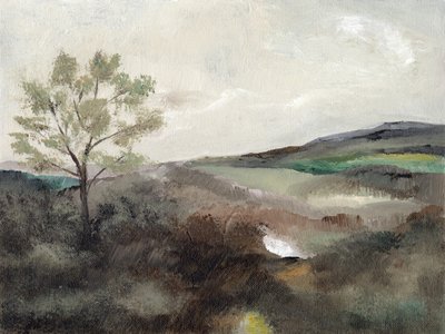 Arbre dans la campagne brumeuse - Nikita Jariwala