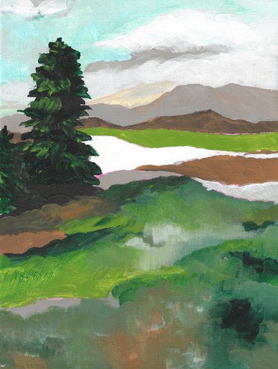 Paysage montagneux paisible - Nikita Jariwala