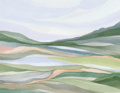 Paysage serein en couches - Nikita Jariwala