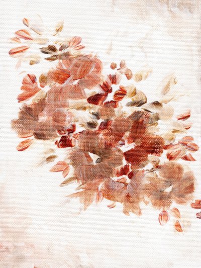 Motifs floraux abstraits aux tons chauds - Nikita Jariwala