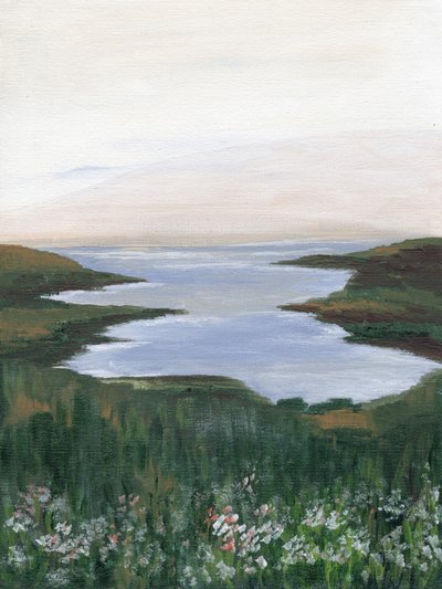 Vue sur la côte des fleurs sauvages - Nikita Jariwala