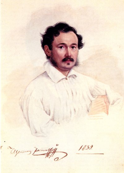Portrait du décembriste duc Dmitry Shchepin-Rostovsky 1798-1858, 1839 - Nikolai Alexandrovich Bestuzhev