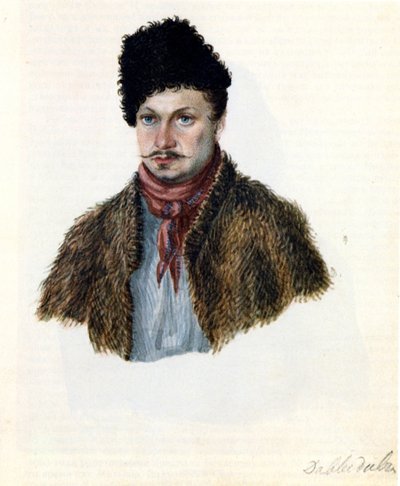 Portrait du décembriste Vasily Davydov 1793-1855, 1839 - Nikolai Alexandrovich Bestuzhev