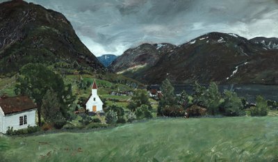 Presbytère et église d