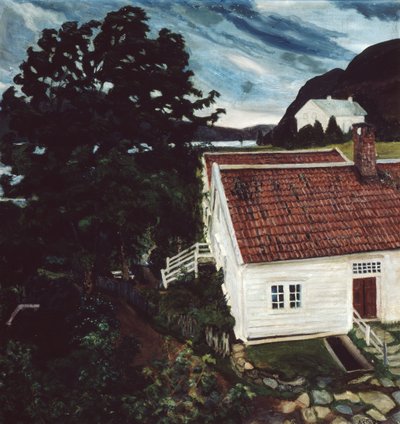 Jolster, nouveau et ancien presbytère - Nikolai Astrup