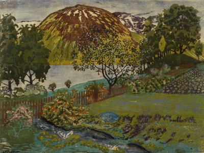 Nuit de juin dans le jardin - Nikolai Astrup