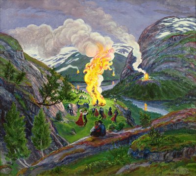 Feu de la Saint-Jean - Nikolai Astrup