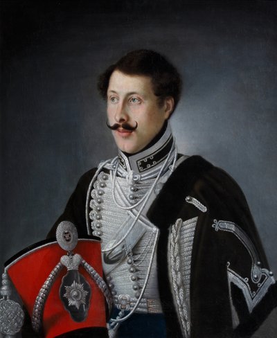 Portrait de Vasily Pavlovich Golovin 1805-1846, 1827 - Nikolai Dmitrievich Mylnikov