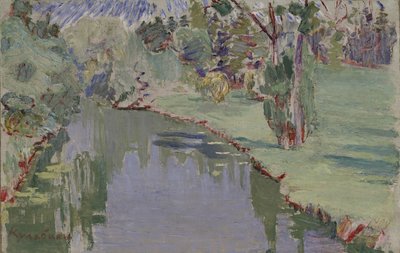 À la rivière Slavyanka, 1909 - Nikolai Ivanovich Kulbin