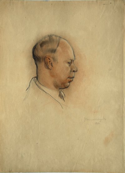 Portrait du compositeur Sergei Prokofiev (1891-1953) - Nikolai Nikolayevich Vysheslavtsev