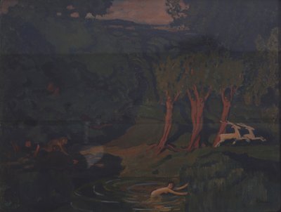 Pan et la nymphe Syrinx - Nikolai Pavlovich Ulyanov
