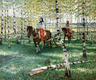 Au travail, 1921 - Nikolai Petrovich Bogdanov Belsky