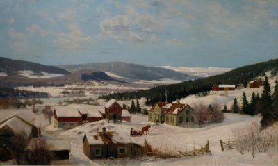 Ferme dans un paysage d