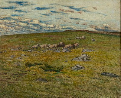 Moutons en pâturage - Nils Kreuger