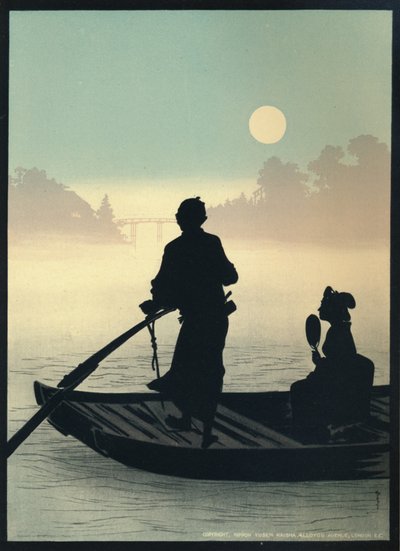 Encres de processus rapide Silhouette, 1917 - Nippon Yusen Kaisha