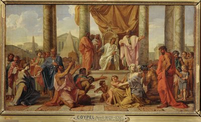 Ptolémée Philadelphe accorde la liberté aux juifs ... - Noël Coypel